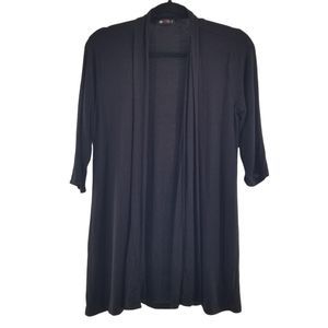 Vision open cardigan black size Small